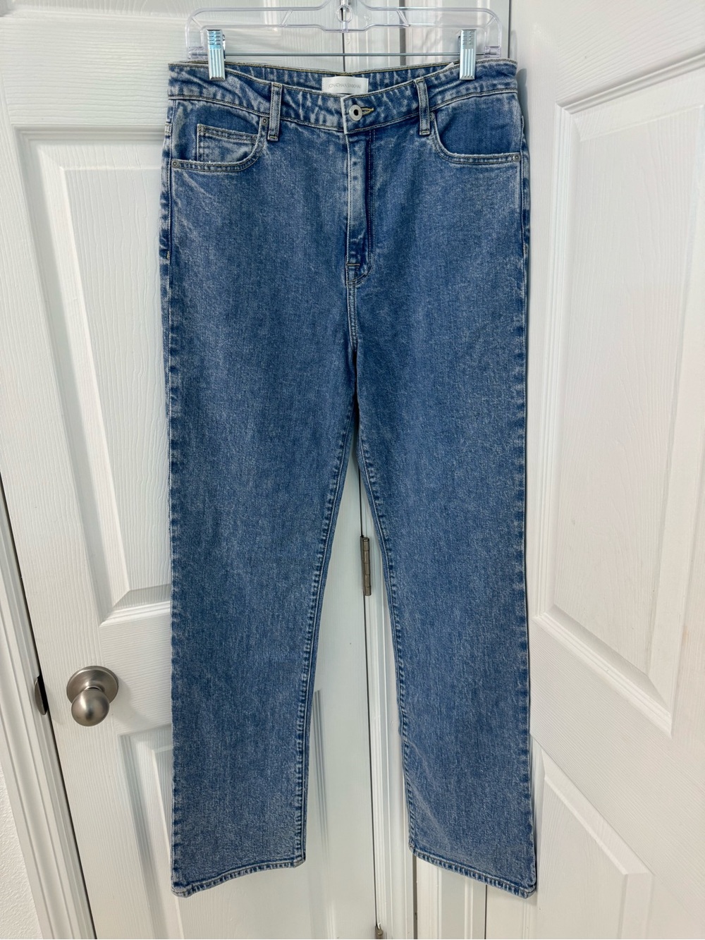 Johnathan Somkhan high waist straight jean women’s size 30 medium denim blue